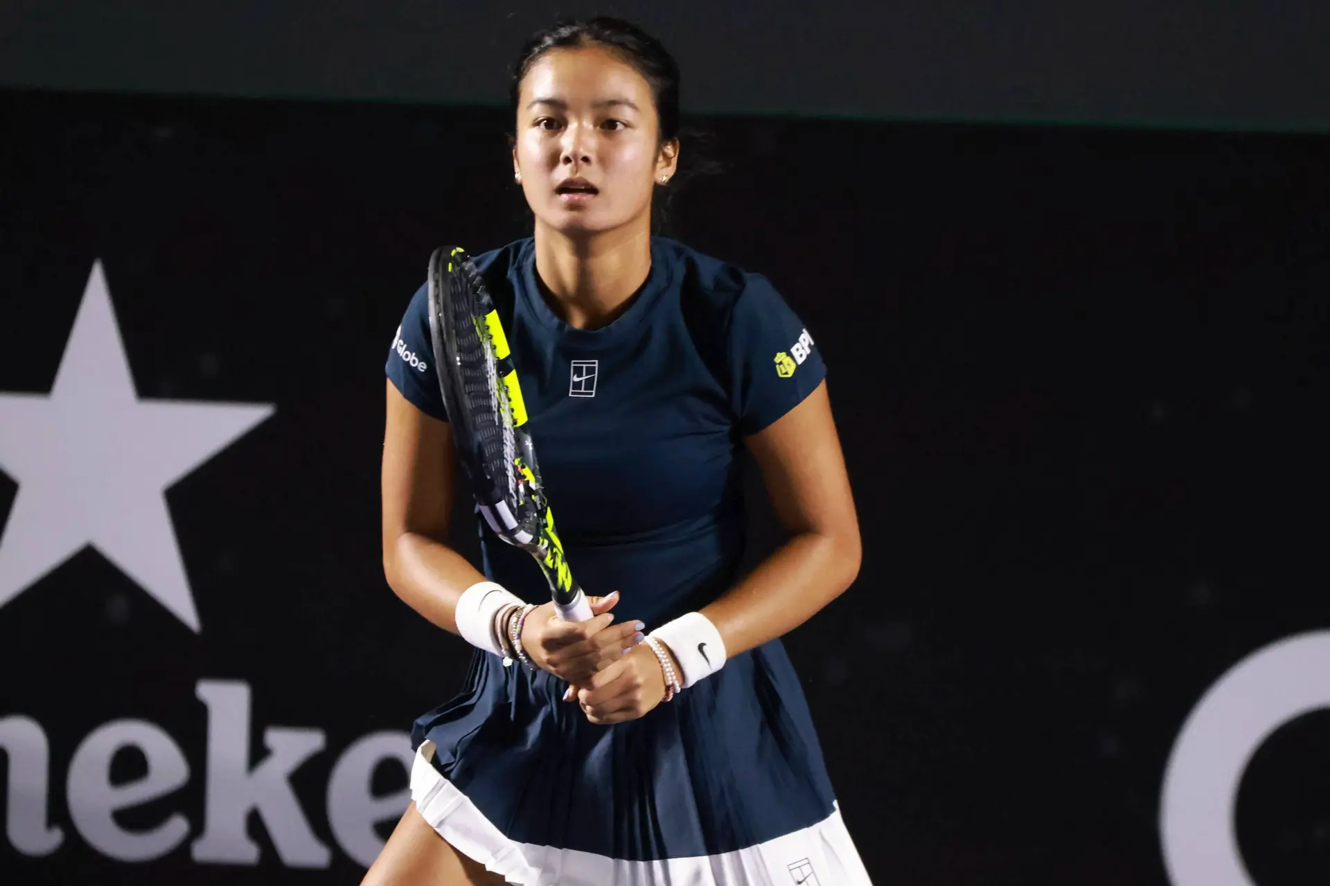Alexandra Eala competing on court