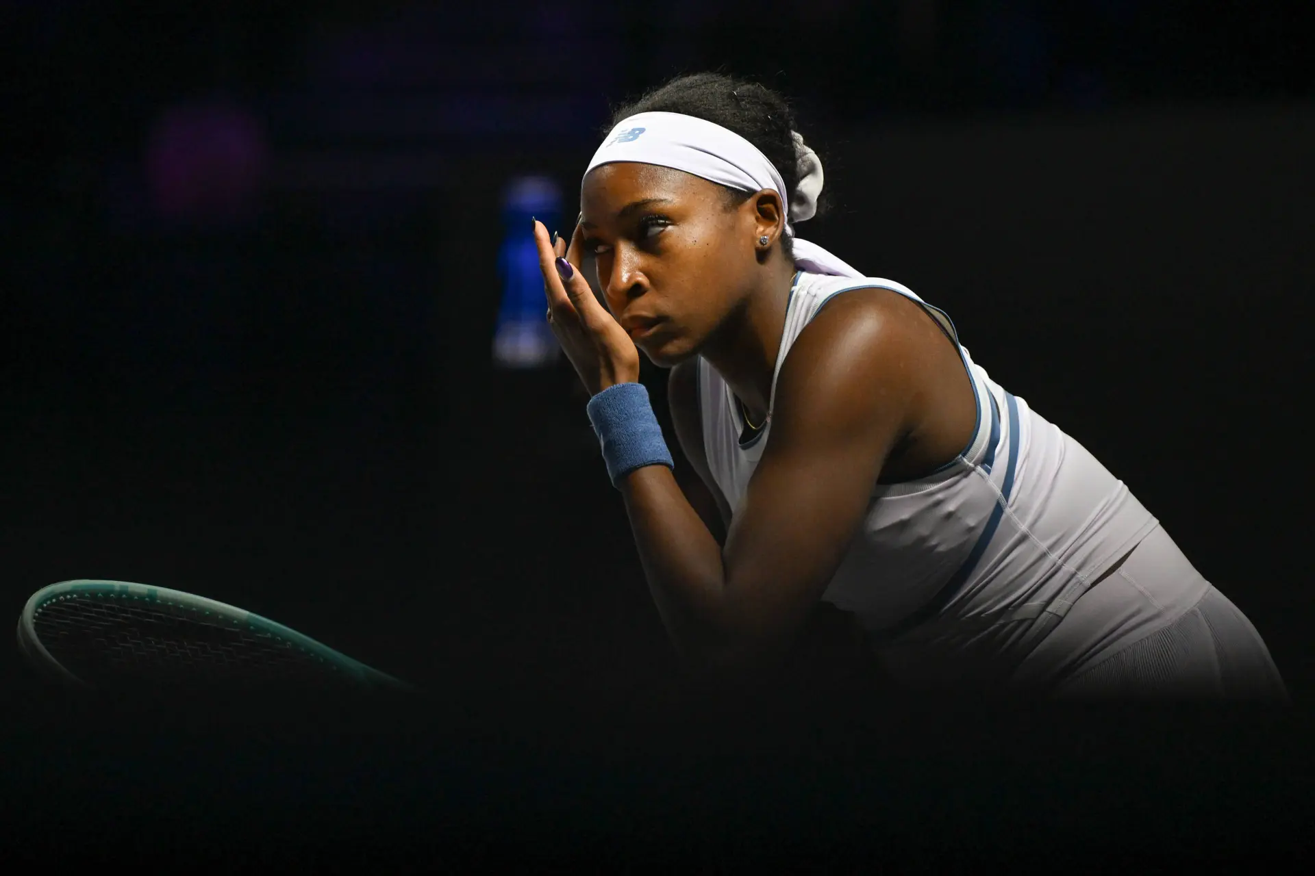 (VIDEO) Coco Gauff arremete contra su entrenador tras una tensa semifinal en Dubái ante Svitolina