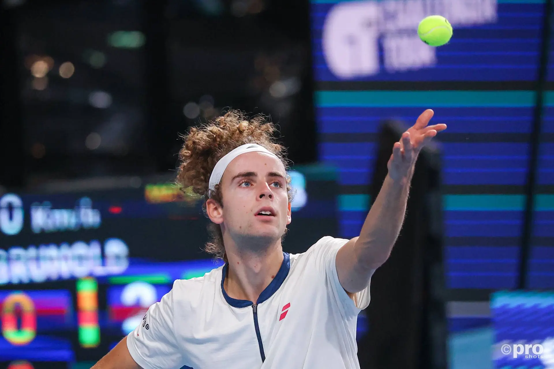 Mika Brunold at Swiss Indoors Basel.