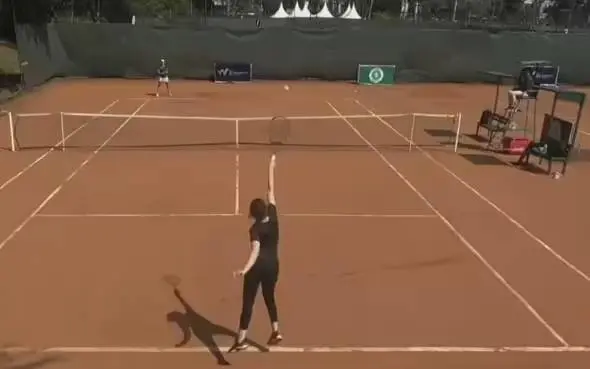 (VIDEO) 'Might be the worst athlete we've ever seen": Wildcard at ITF tournament double faults 20 times and wins just three points all match