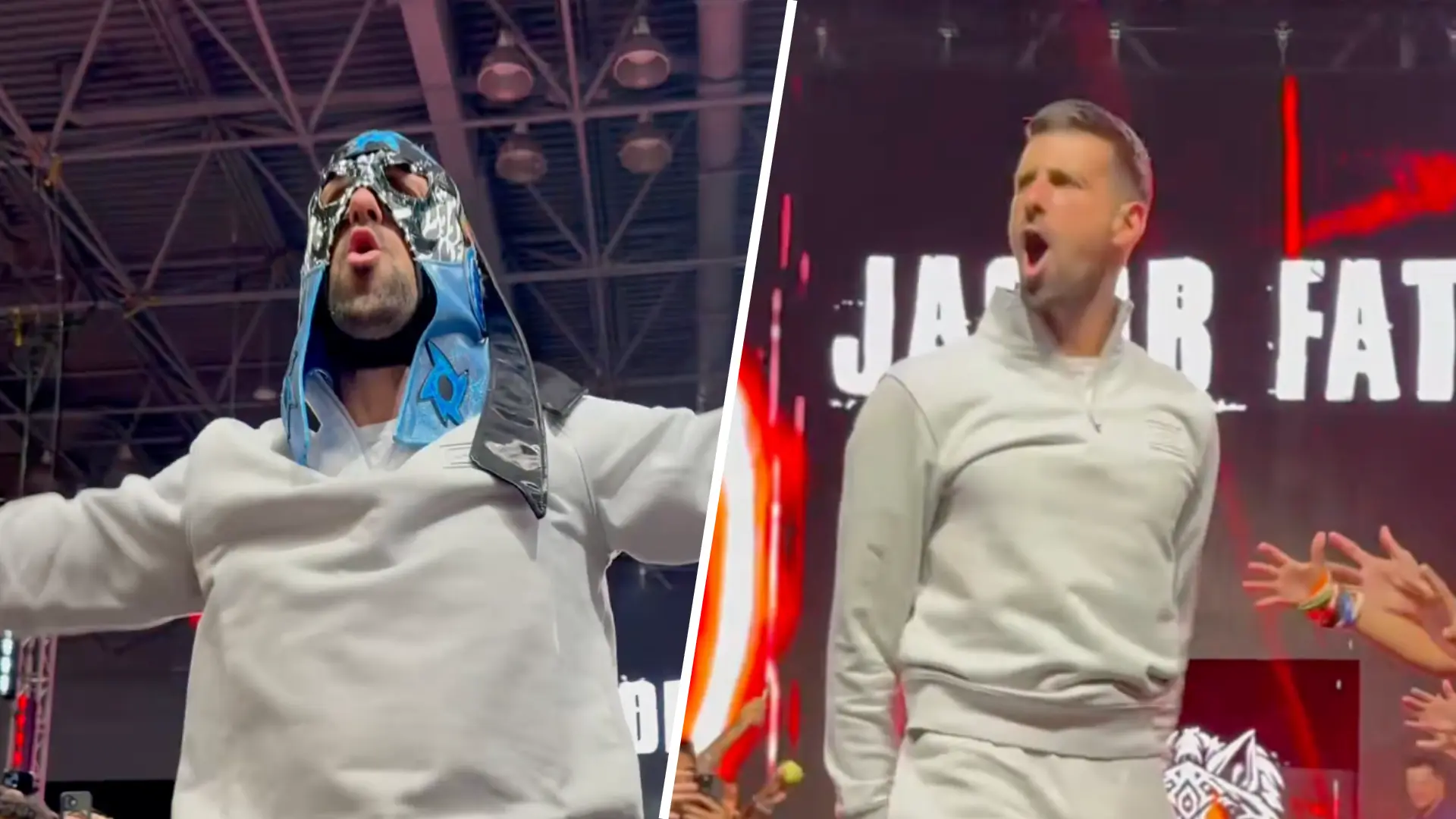 Djokovic WWE Collage