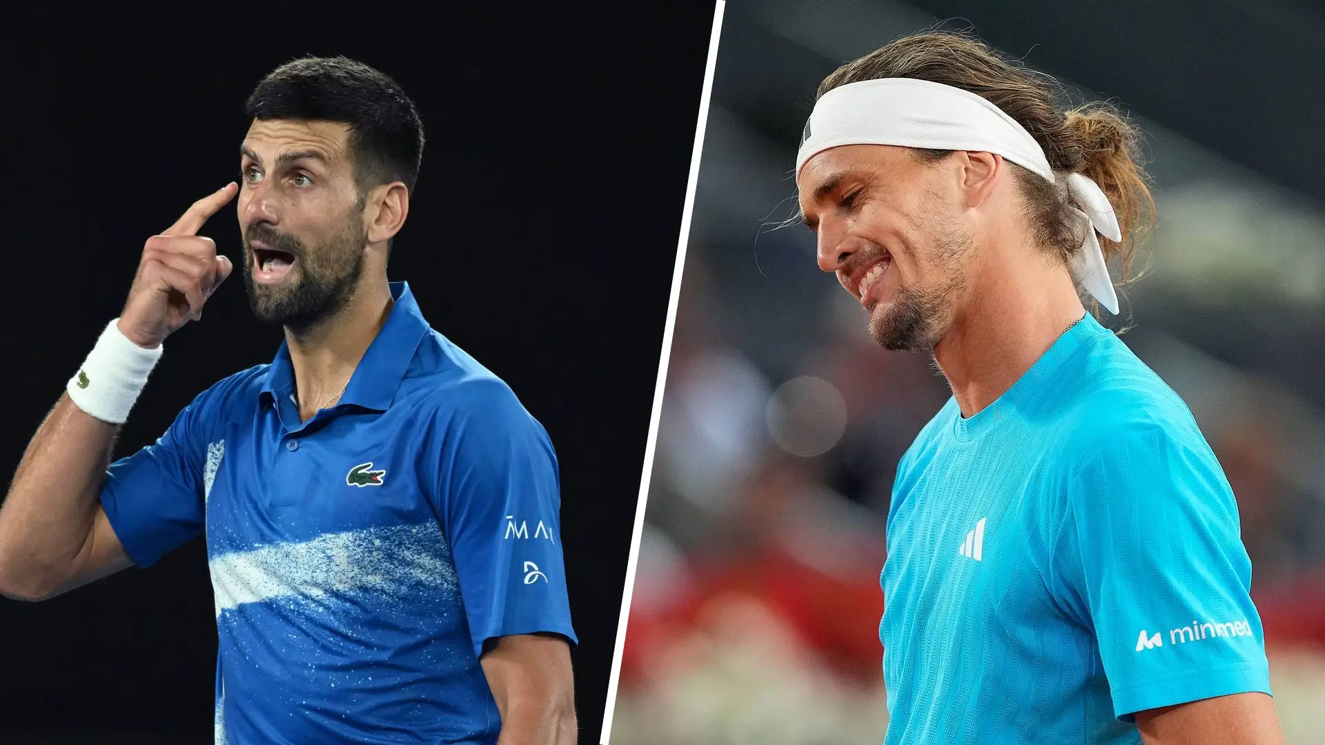 Collage DjokovicZverev