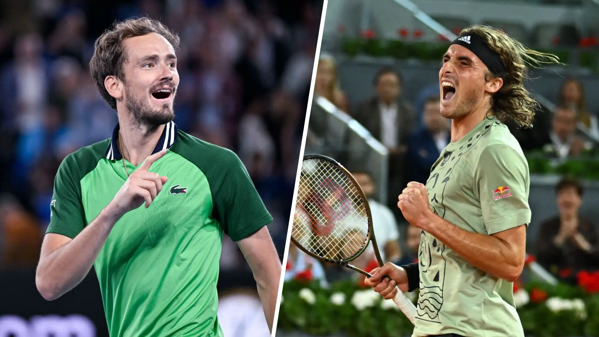 Collage MedvedevTsitsipas