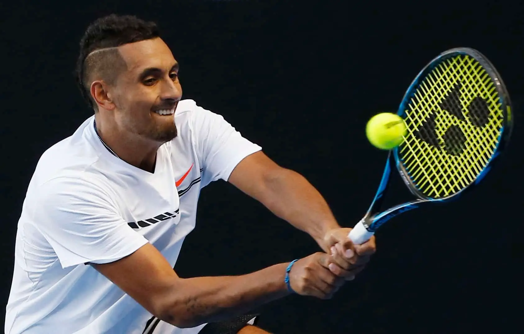 "I used to care a lot, now I lose and I'm happy for the other guy" says Nick Kyrgios after loss