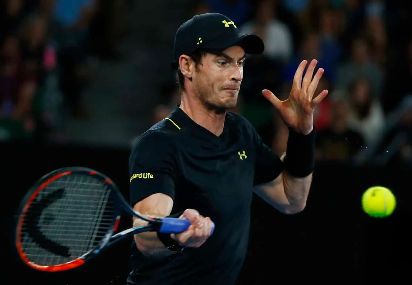 Andy Murray enters Rome Open practice court with Novak Djokovic