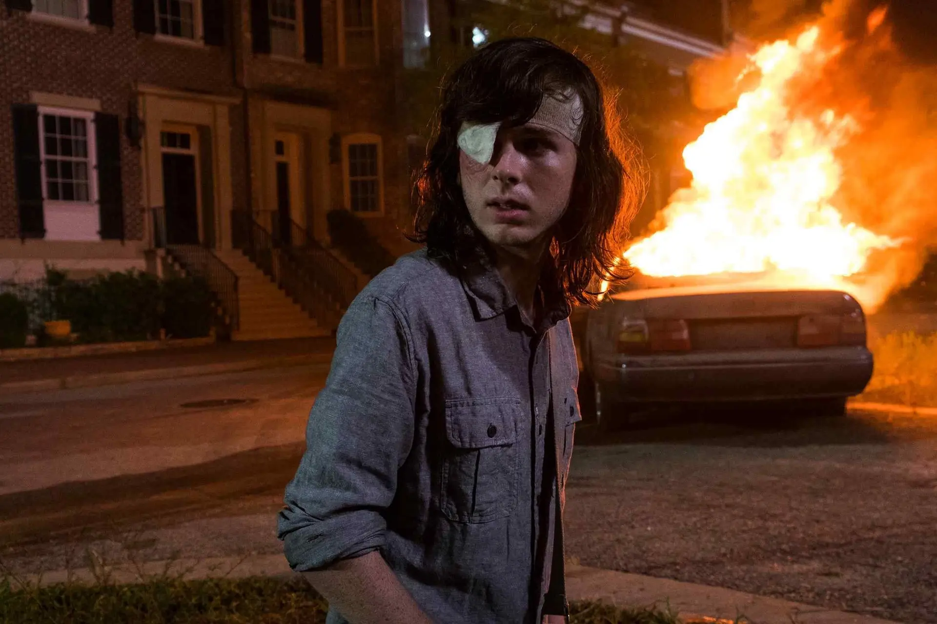 'The Walking Dead'-acteur Chandler Riggs schittert als Spider-Man in nieuwe horrorfilm