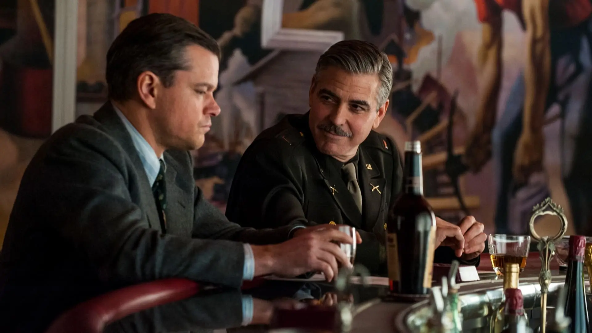 Waargebeurde oorlogsfilm met George Clooney en Matt Damon scoort goed op Netflix
