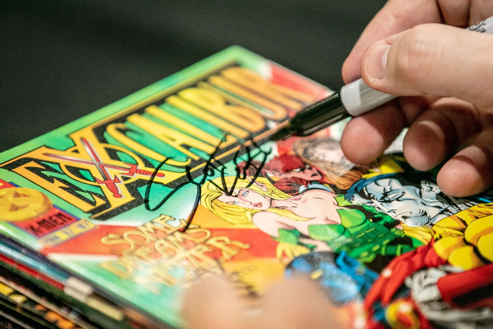 DC Comics' Editor-in-Chief Marie Javins één van de comic artists tijdens Heroes Dutch Comic Con