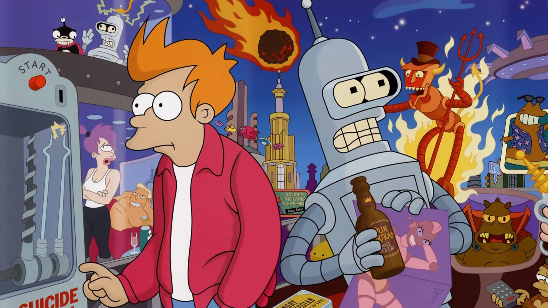 Fry, Leela en Bender zijn terug voor een twaalfde seizoen van 'Futurama'