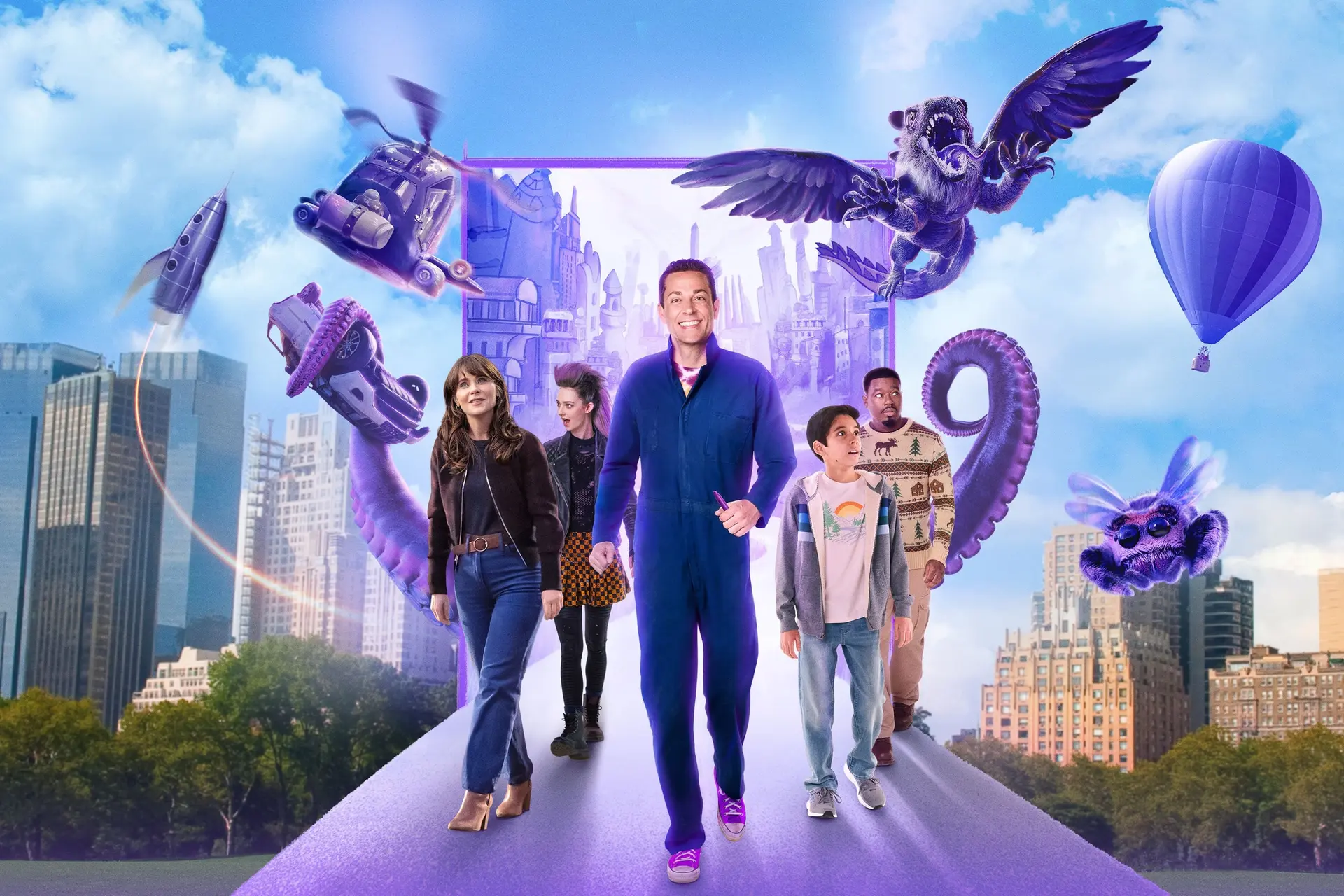 Magische familiefilm 'Harold and the Purple Crayon' met Zachary Levi nu vanuit huis te zien