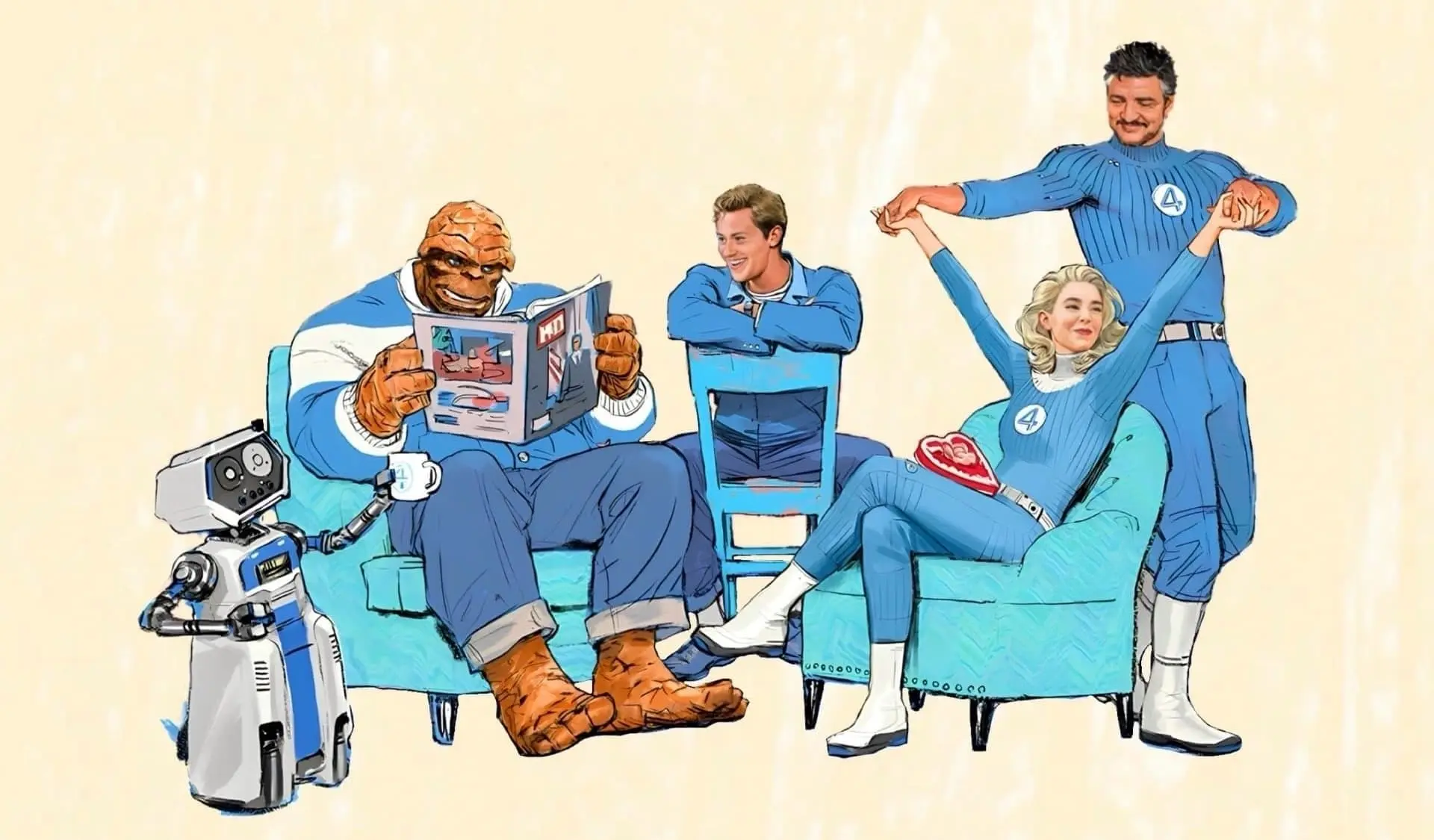 Marvel deelt nieuwe details over aankomende Fantastic Four-film 'The First Steps'