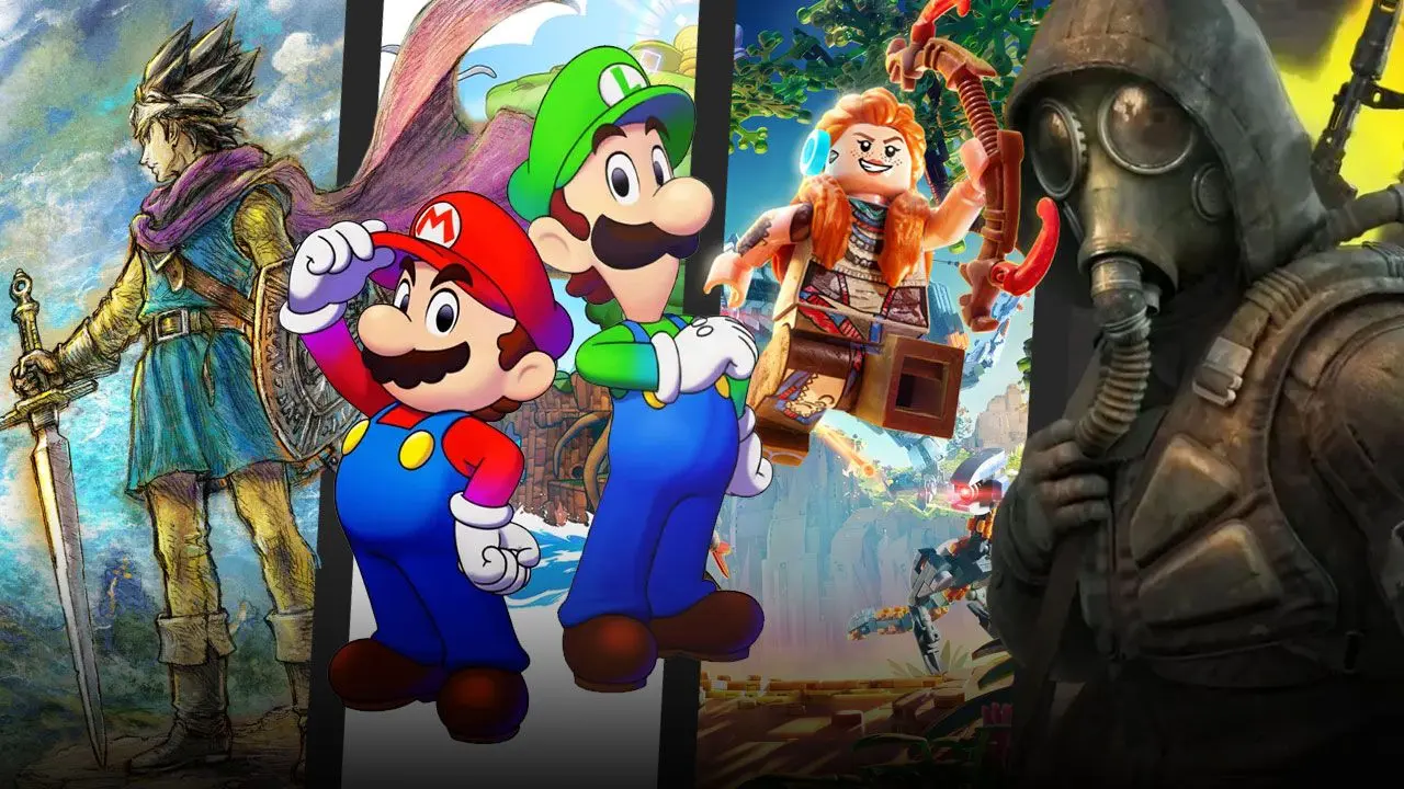 Dit zijn de beste games van de maand november: Mario en Luigi, Dragon Quest, LEGO Horizon en meer!