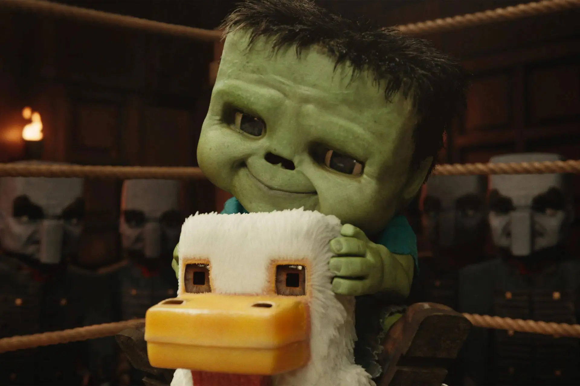 'A Minecraft Movie' veroorzaakt chaos in bioscopen dankzij virale Chicken Jockey-scène