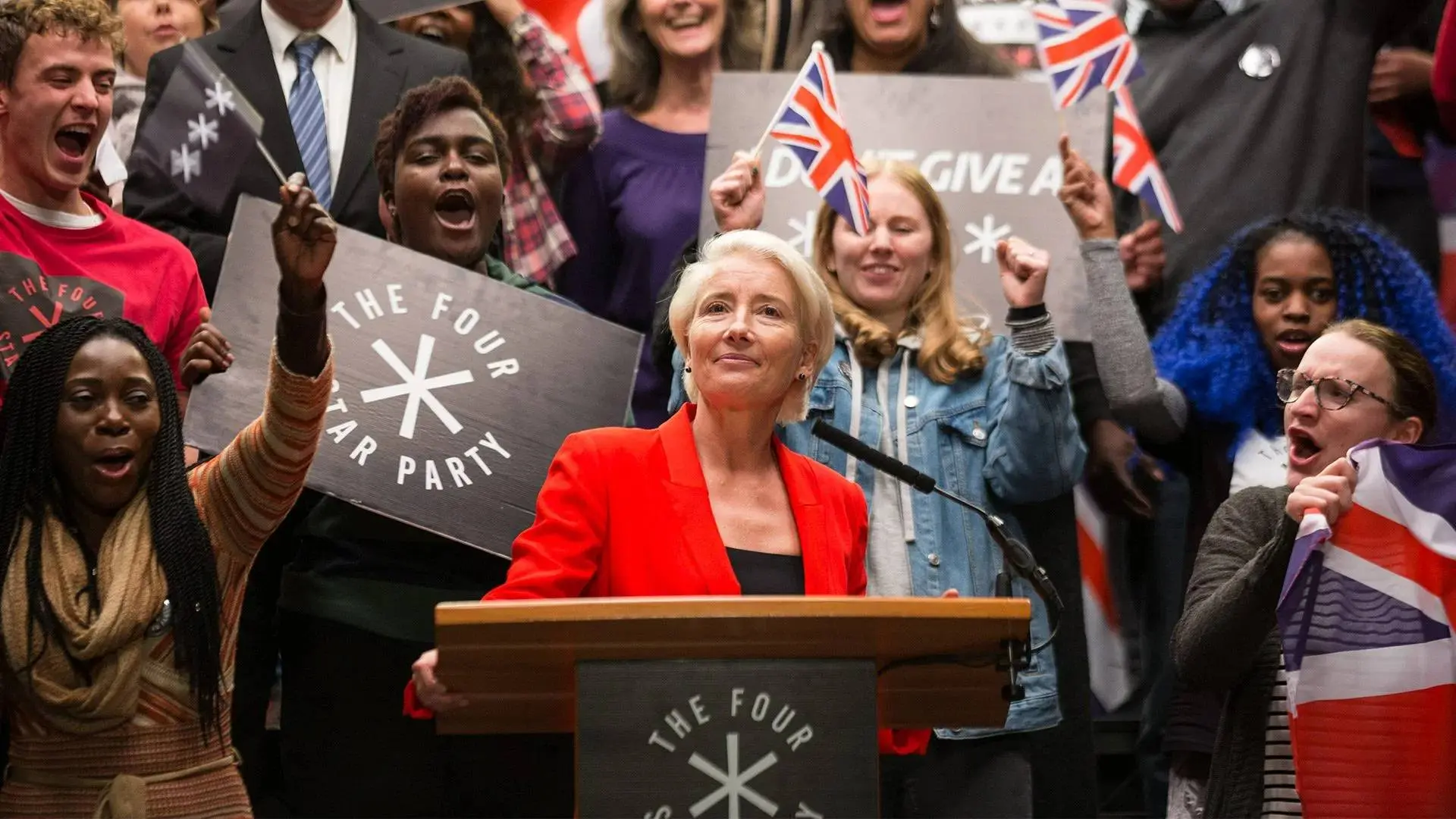 Dystopisch Brits drama met Emma Thompson komt akelig dicht bij de werkelijkheid