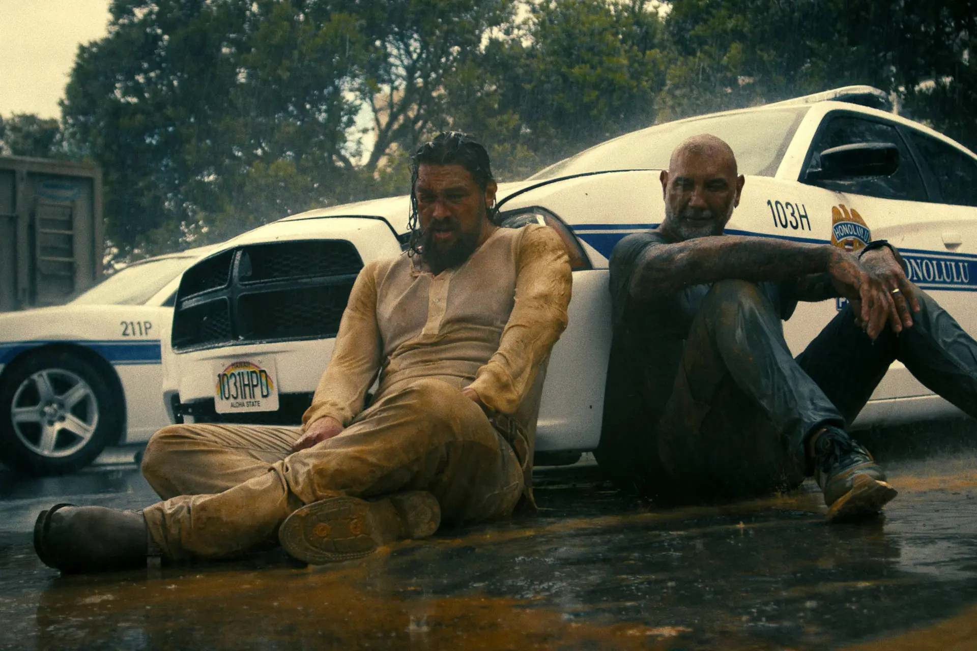 Nieuwe actiefilm met Jason Momoa en Dave Bautista vanaf vandaag te zien