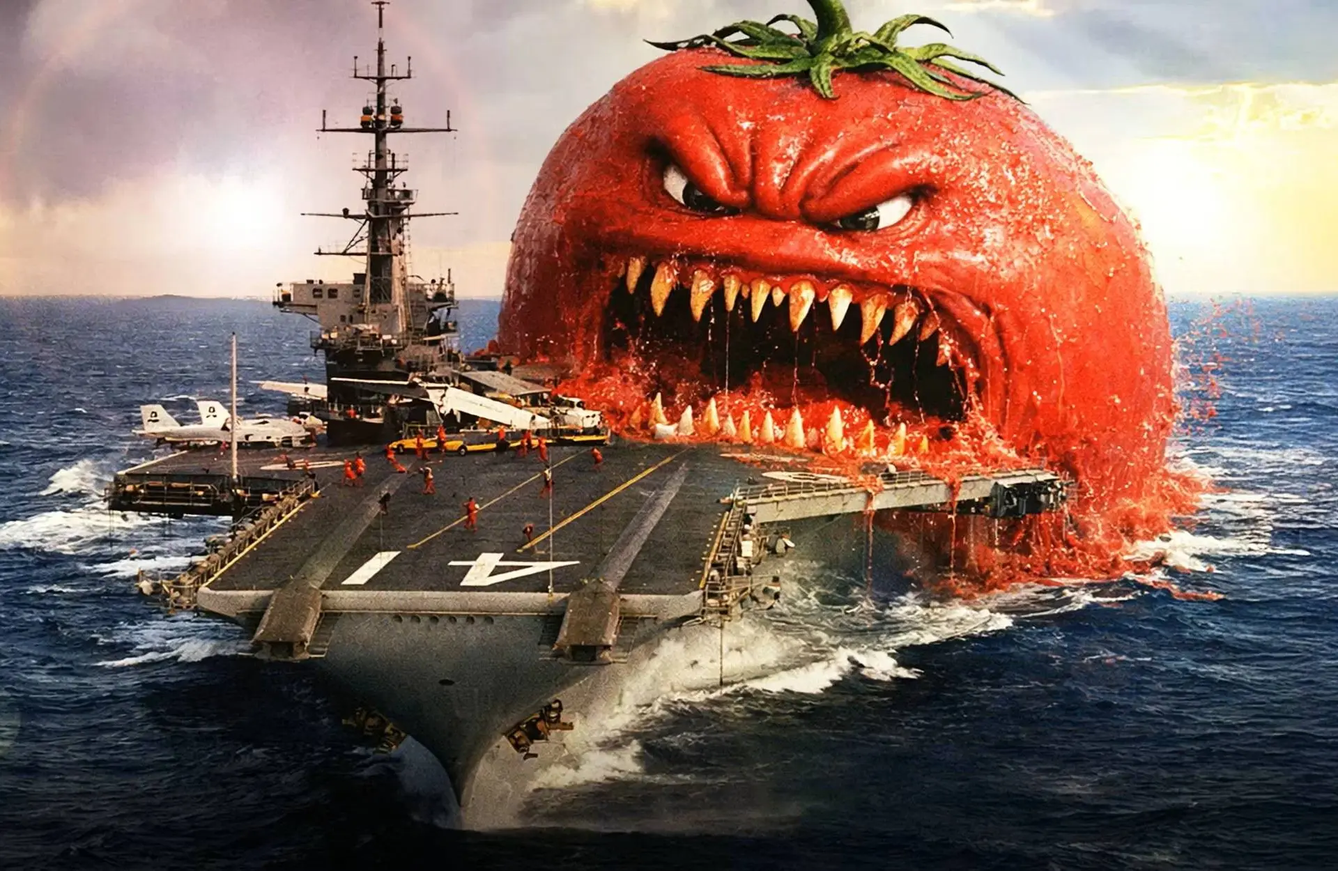 'Attack of the Killer Tomatoes'-franchise is terug en de officiële trailer is pure chaos