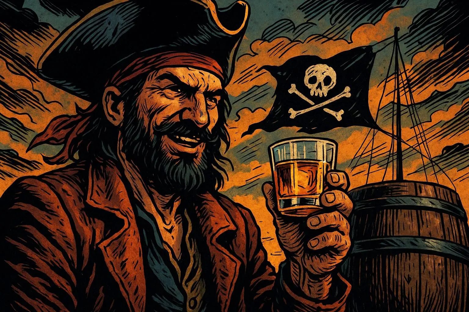 Wist je dat rum een rare naam voor een nog vreemdere drank is?