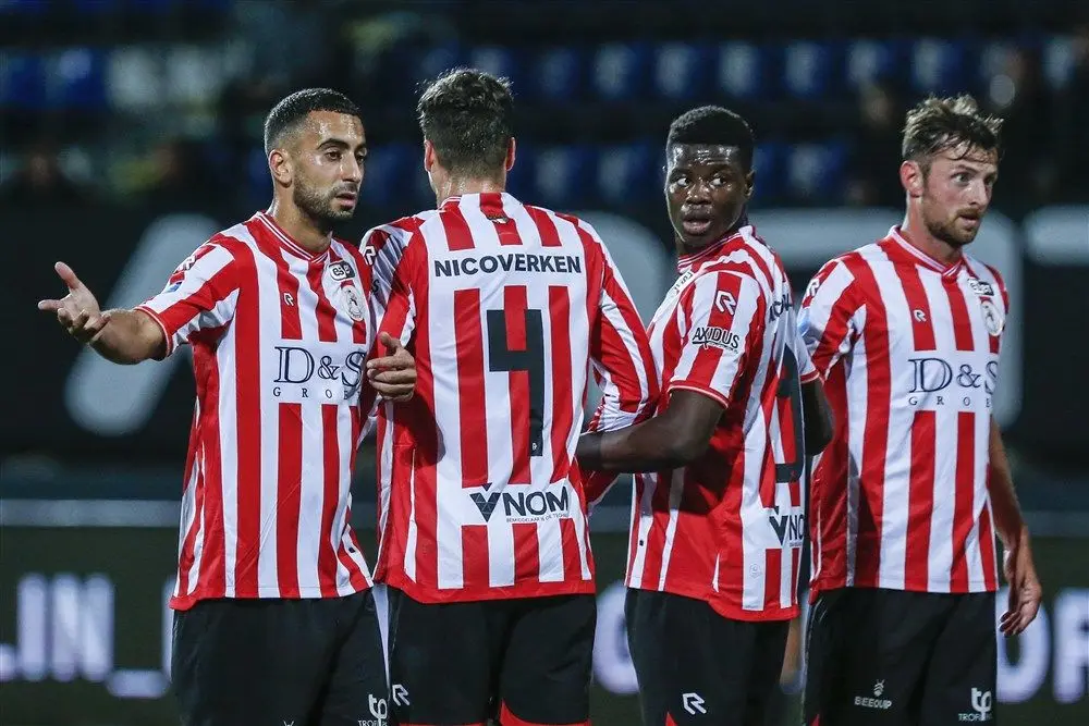 Adil Auassar Fortuna Sittard Sparta Rotterdam muur