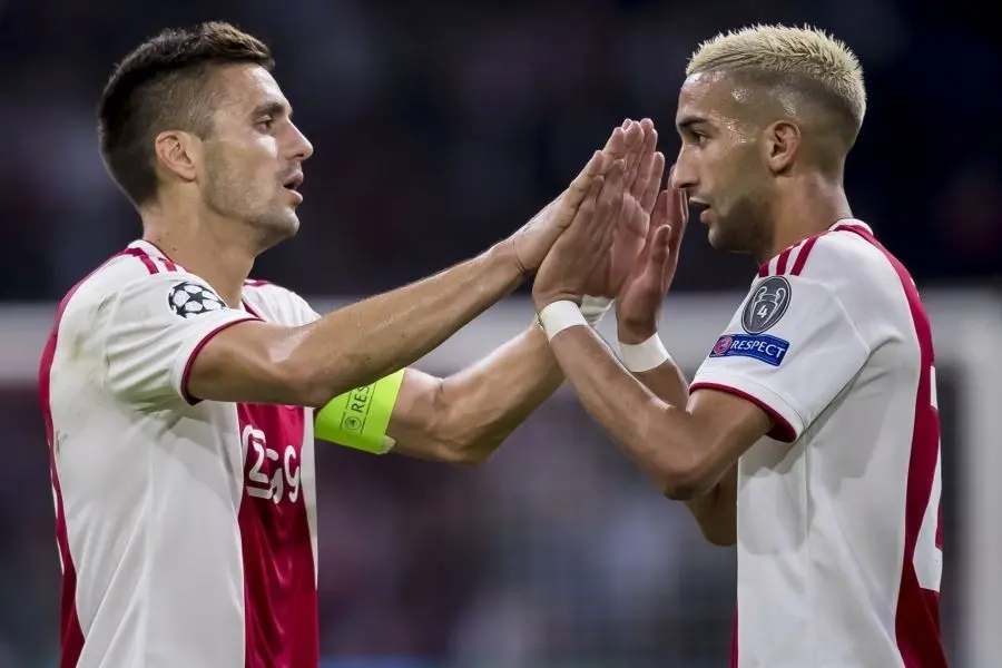 Dusan Tadic Hakim Ziyech Ajax