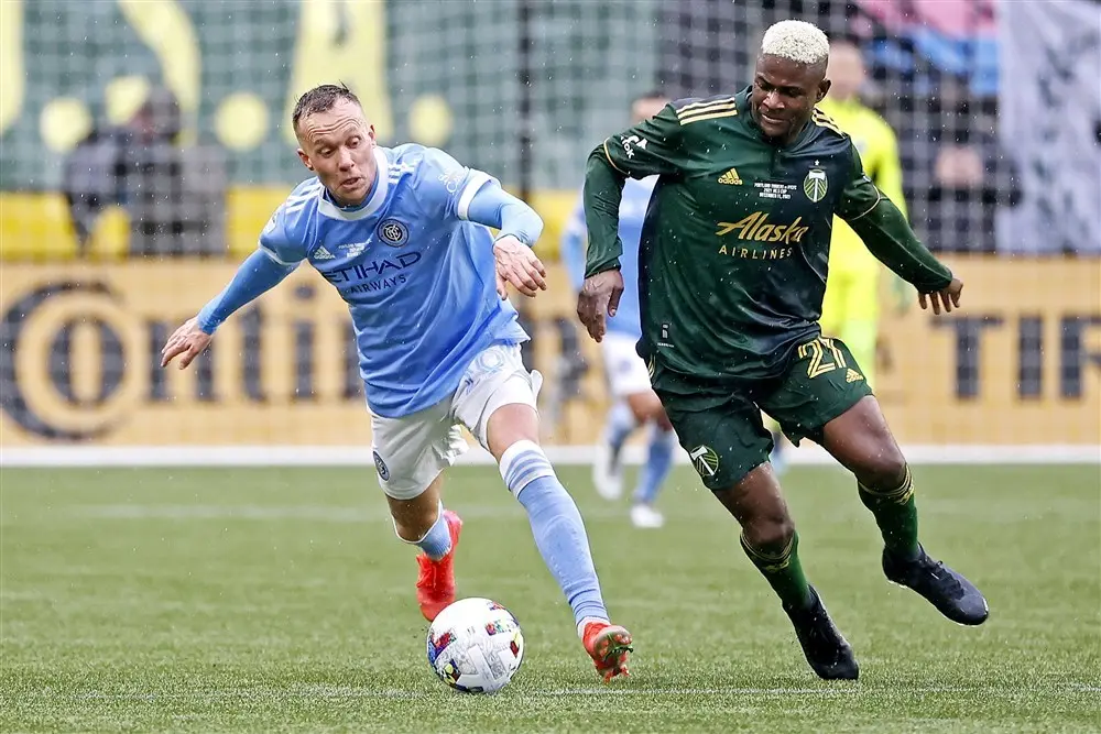Gudmunder Thorarinsson New York City Portland Timbers Seizoen 2021 2022