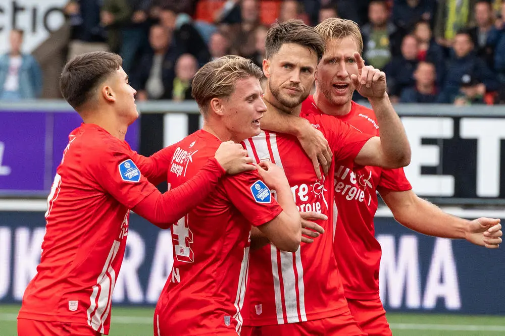 Manfred Ugalde Sem Steijn Ricky Van Wolfswinkel Michel Vlap SC Cambuur FC Twente Seizoen 2022 2023
