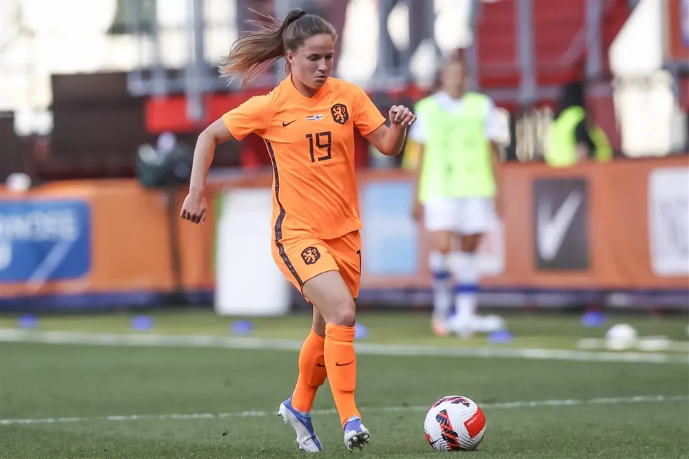 Marisa Olislagers Grolsch Veste Oranje Leeuwinnen Finland Vrouwen Oefenwedstrijd Nederlands Vrouwenelftal 2022