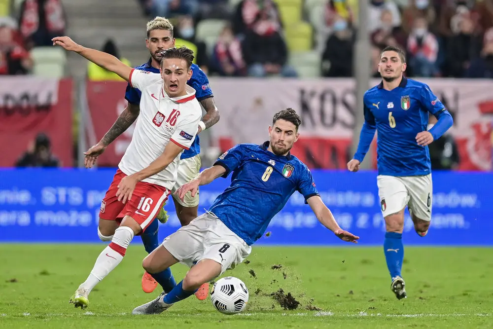 Michal Karbownik Jorginho polen italie