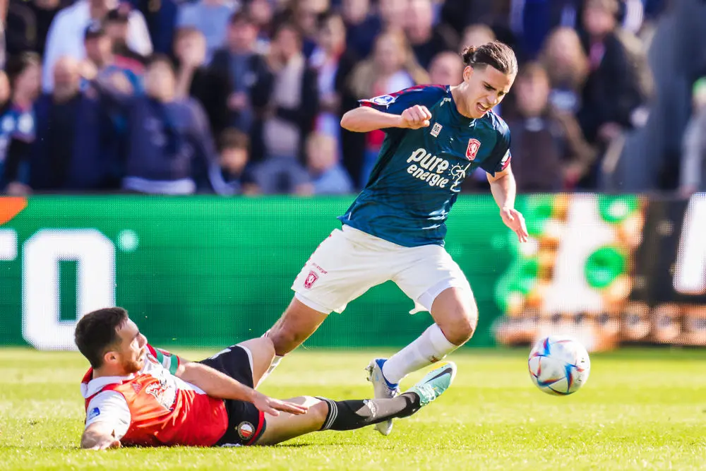 Ramiz Zerrouki Orkun Kokcu Feyenoord FC Twente Kuip Seizoen 2022 2023