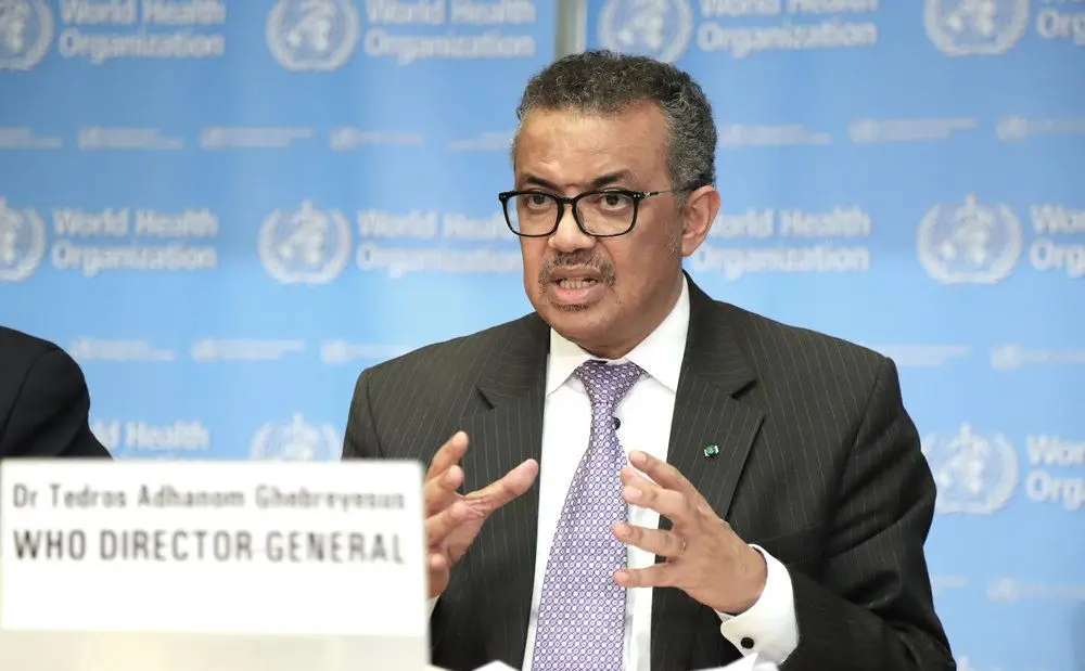 WHO directeur Tedros Adhanom Ghebreyesus