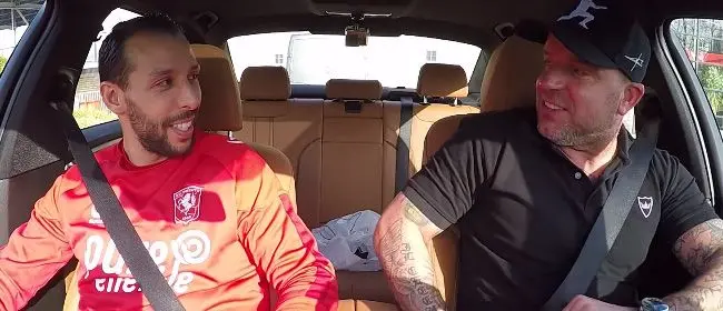 el hamdaoui van der meyde in de auto