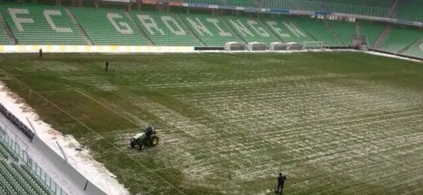 euroborg groningen sneeuw