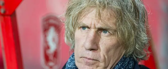 gertjan verbeek dugout ontevreden denken fc twente 2017