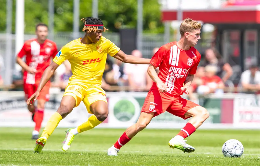 gijs smal fc nordsjaelland oefenwedstrijd 2022 2023