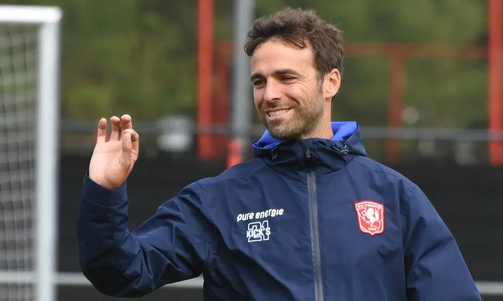 gonzalo garcia goedkeurend handgebaar training fc twente 2019