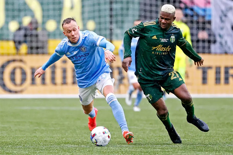 gudmundur thórarinsson new york city fc portland timbers mls