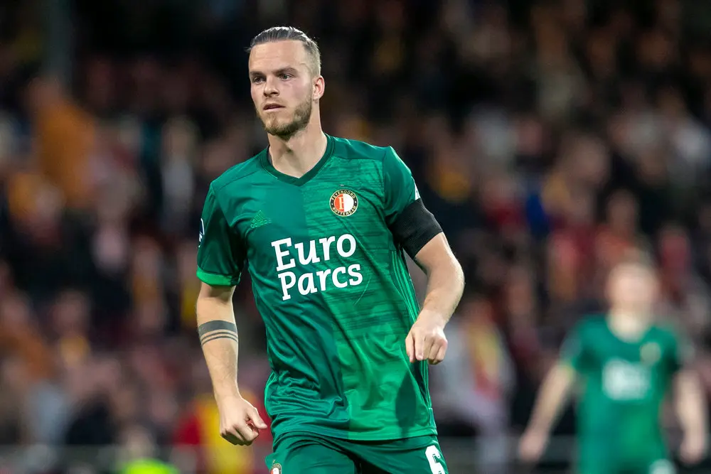 jorrit hendrix feyenoord 2021 2022 uittenue