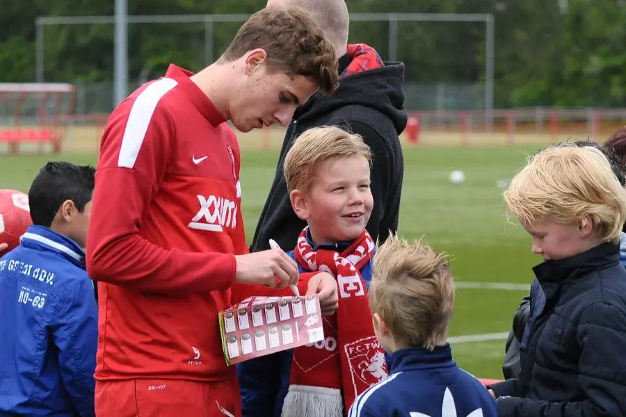 luka djordjevic fc twente 2013 2014 handtekeningen