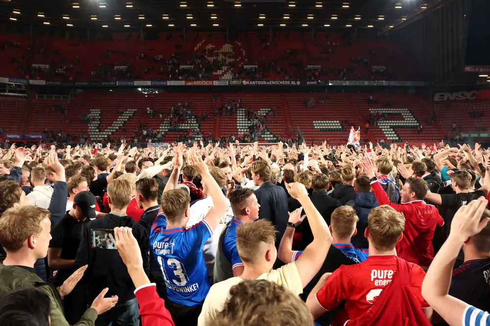 pitch invasion 11 mei 2022 grolsch veste twente groningen