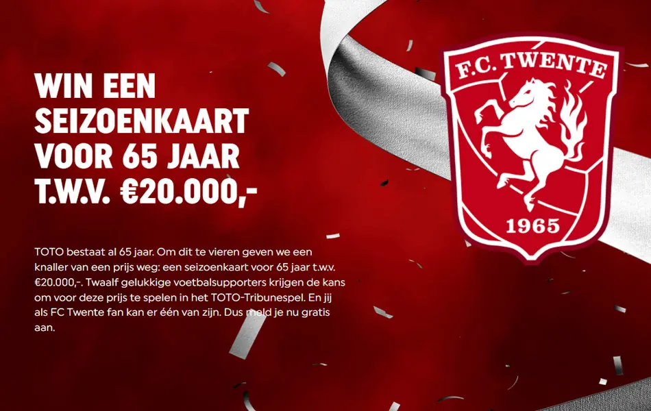 seizoenskaart voor 65 jaar winnen t w v 20 000 euro