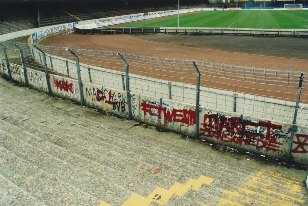 stadion het diekman staantribune vak p 1998
