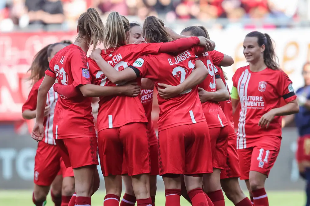 supercup 2022 vrouwen twente ajax doelpunt vieren