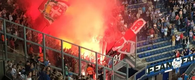 supporters uitvak heerenveen pyro
