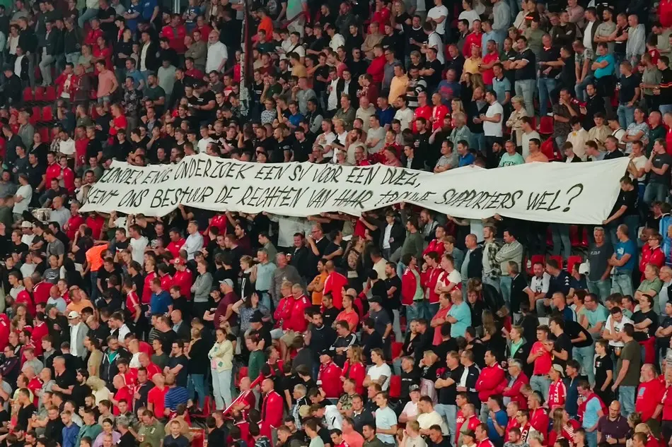 sv stadionverbod spandoek vak p 2022