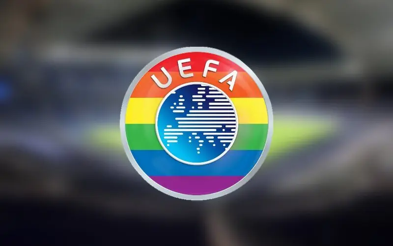 uefa regenboog rainbow logo 2021