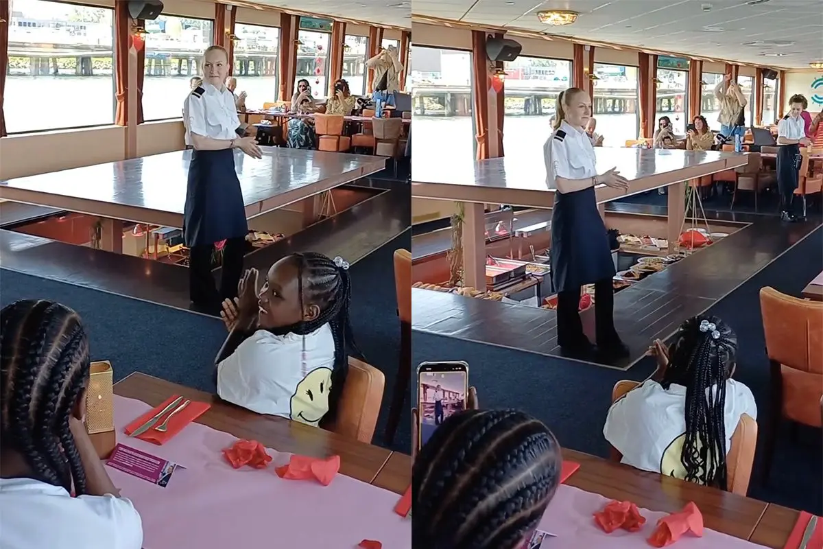 Deze video van buffet dat naar boven komt, ging hard op Instagram