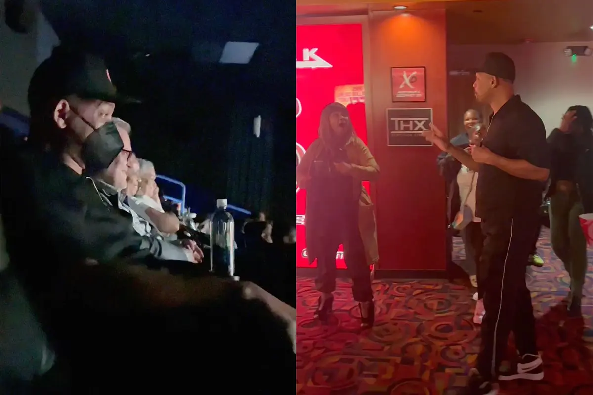 Will Smith bekijkt in het geheim zijn eigen film