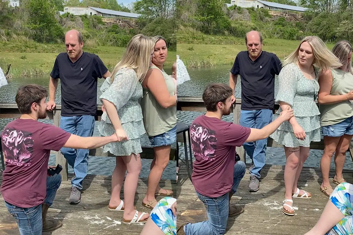 Dit is waarschijnlijk het sneuste aanzoek ooit