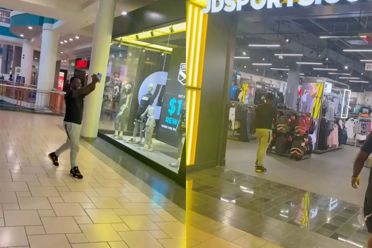 Diefstal bij JD Sports gaat enorm viraal