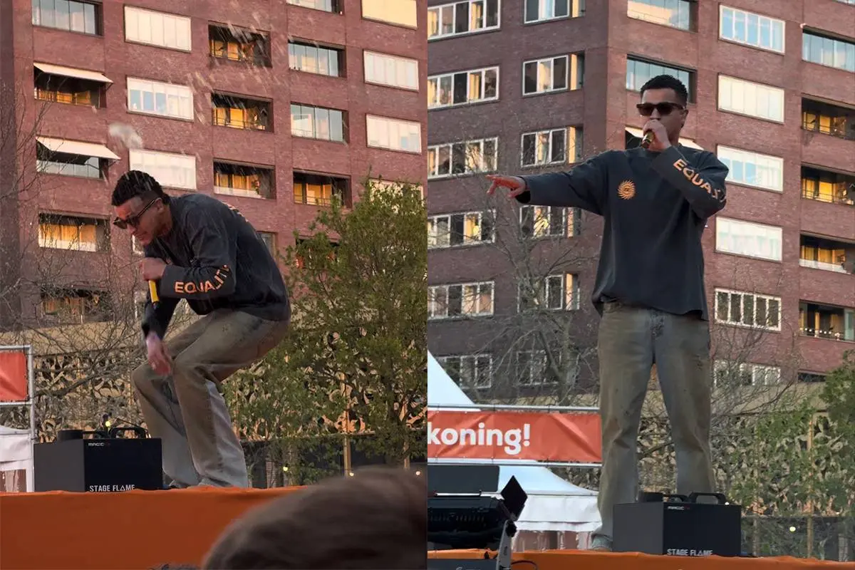 Bilal Wahib stopt optreden in Emmen na bierdouche: “Fijne avond” en klaar ermee