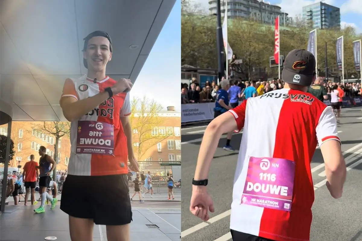 Kun je ongetraind de marathon lopen? Florian deed het